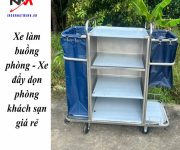 Xe làm buồng phòng - Xe đẩy dọn phòng khách sạn giá rẻ