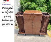 Phân phối xe đẩy dọn phòng khách sạn giá siêu rẻ