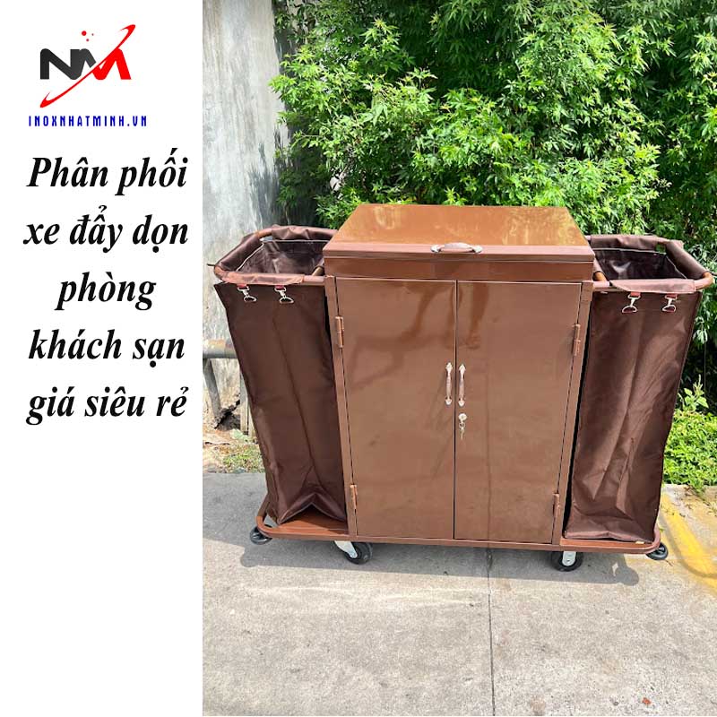 Phân phối xe đẩy dọn phòng khách sạn giá siêu rẻ