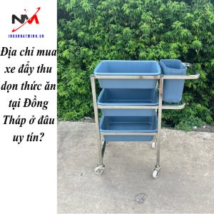 Địa chỉ mua xe đẩy thu dọn thức ăn tại Đồng Tháp ở đâu uy tín?